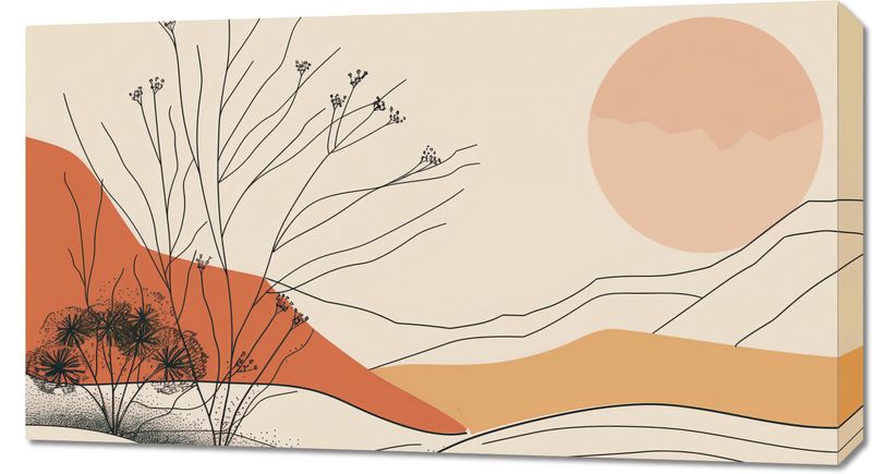Obraz 90x50cm Pustynna Wydma zdjęcie 1