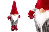 SKRZAT ŚWIĄTECZNY Decodomi Duży Krasnal Figura Maskotka Ozdoba 48 cm