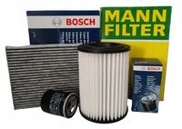 2X BOSCH MANN ZESTAW FILTRÓW HYUNDAI I30 III I30 N 17-20 2.0 T-GDI 275KM