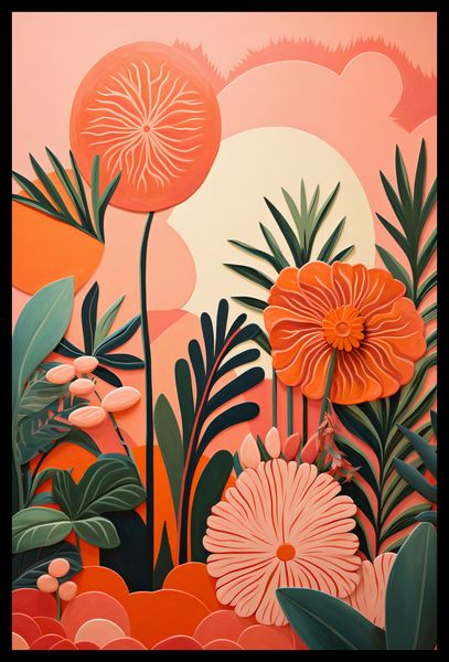 Plakat 40x60cm Koralowy Ogród zdjęcie 2