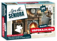 Puzzle 30 elementów. Gra dla seniora. Uspokajające