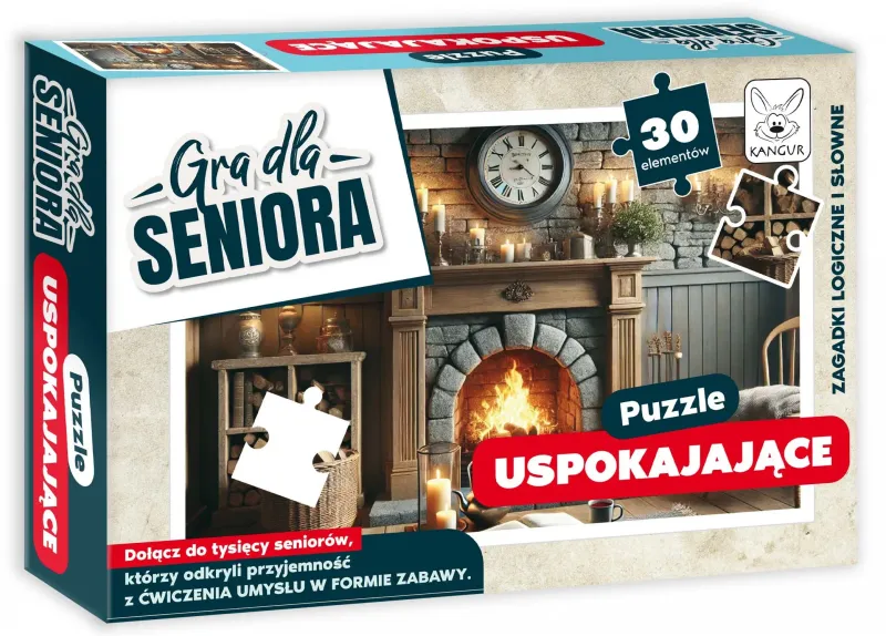 Puzzle 30 elementów. Gra dla seniora. Uspokajające zdjęcie 1