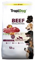 TropiDog Premium Adult Beef & Rice 12kg Medium Large