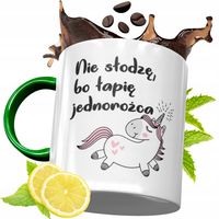 Kubek Zielony Dla Dziecka Dzień Dziecka Na Prezent Z Nadrukiem Ze Zdjęciem