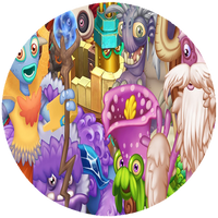 Opłatek na tort My Singing Monsters