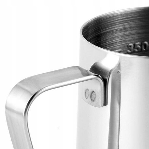 DZBANEK KUBEK DO SPIENIANIA MLEKA NA MLEKO STALOWY NIERDZEWN MLECZNIK na Arena.pl