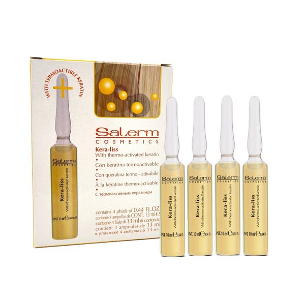SALERM Ampułki do włosów KERA-LISS - 4x13ml zdjęcie 1