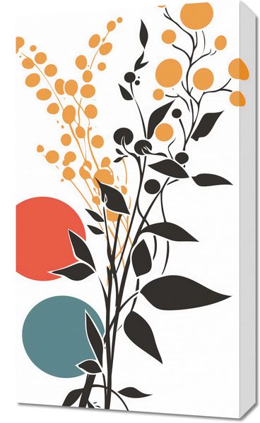 Obraz 40x70cm Rozkwitające Życie zdjęcie 1