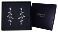 Kolczyki na ŚLUB prezent rustykalne SWAROVSKI boho KOKONET 8-0457