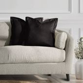 Zestaw 2 poszewek 45x45 czarne AmeliaHome VELVET glamour