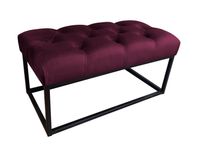 Ławka CHESTERFIELD LOFT MG02 pufa podnóżek metal
