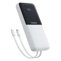 powerbank baseus lipow 10000mah 22,5w z dwoma wbudowanymi kablami (z