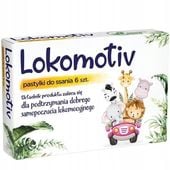Lokomotiv pastylki do ssania 6 szt podróż lokomo