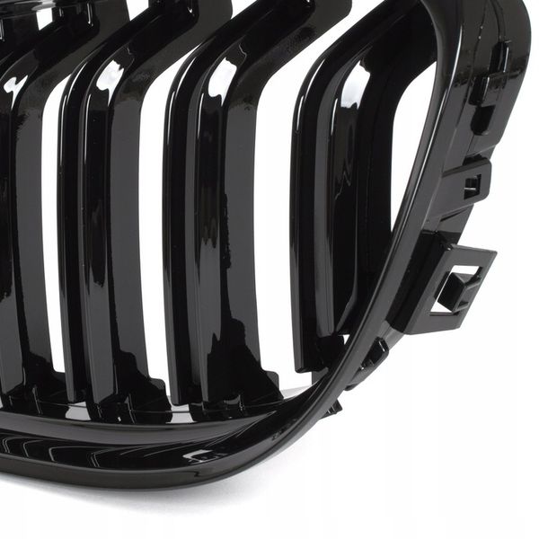 Nerki grill atrapa Czarny połysk do BMW E90 E91lifting 2008-2013 zdjęcie 9