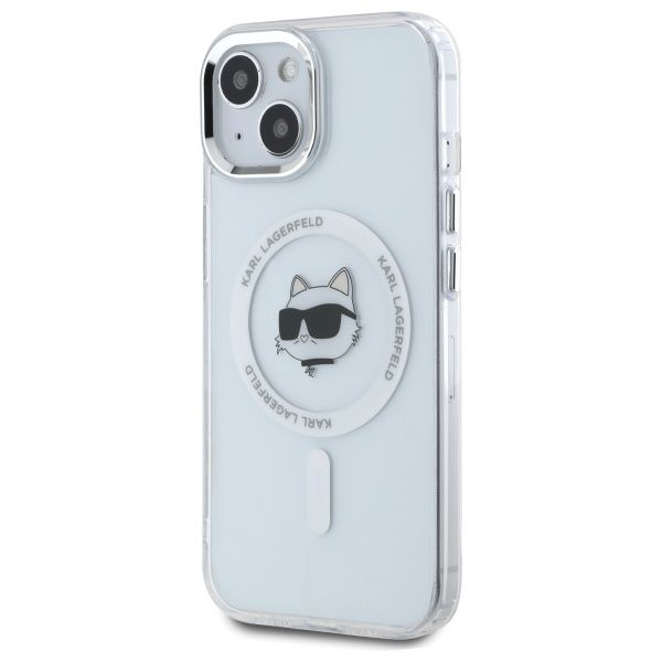 Etui Karl Lagerfeld do iPhone 15 Plus, iPhone 14 Plus, Biały, MagSafe zdjęcie 2