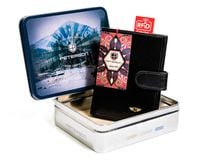 klasyczny portfel męski z sekcją na karty - peterson