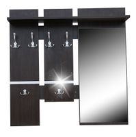 Wieszak Garderoba z Lustrem szer. 100cm P 355A Biały Sonoma Wenge