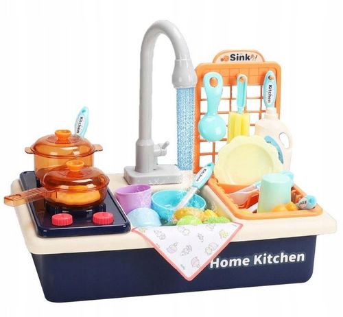 ZLEW NA WODĘ ZLEWOZMYWAK KUCHNIA DLA DZIECI AKCESORIA 2W1 na Arena.pl