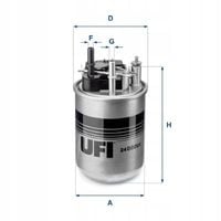 FILTR PALIWA DIESEL OE UFI