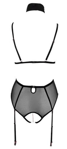 abierta fina body s z ozdobną biżuterią rożowe złoto, regulowane paski na Arena.pl