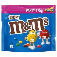 CUKIERKI DRAŻE RYŻOWE MLECZNE M&M's CRISPY 675g