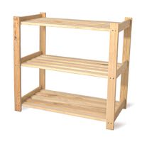 Regał R5 Magazynowy Drewniany Do Spiżarni Piwnicy 3 Półki Sosna 62cm