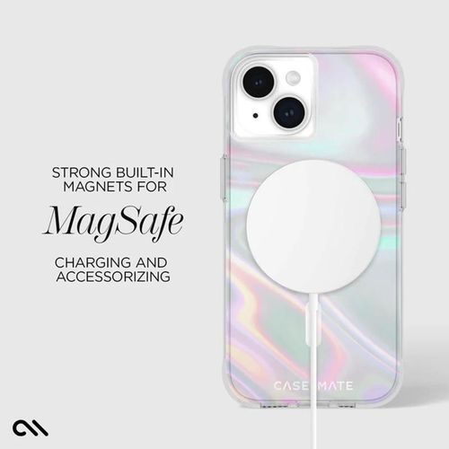 Etui do iPhone 15/14/13, Case-Mate Soap Bubble, MagSafe, Case, Cover na Arena.pl