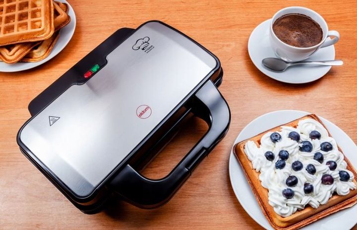 Gofrownica Eldom WA100S 1000W srebrna zdjęcie 10