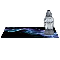 SZKLANA PODSTAWKA POD ZNICZE z dedykacją 60x20cm Wstęga 65c