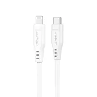 Kabel Acefast C3-01 Lightning - USB-C PD 30W 3A 480Mb/s 1,2m - biały