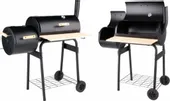 GRILL OGRODOWY WĘGLOWY Z WĘDZARNIĄ RUSZT 60 CM