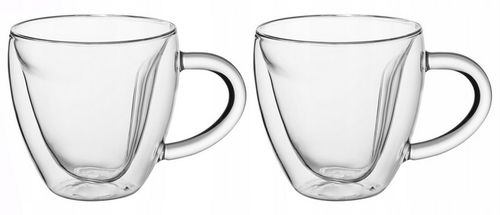 SZKLANKI FILIŻANKI TERMICZNE KUBKI DO HERBATY KAWY GRZAŃCA SERCA 250 ml na Arena.pl