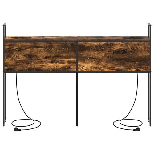 Szafka z Ładowaniem Wędzony dąb 140 cm Materiał drewnopochodny na Arena.pl