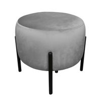 Pufa OLA LOFT ławka podnóżek metal MG17