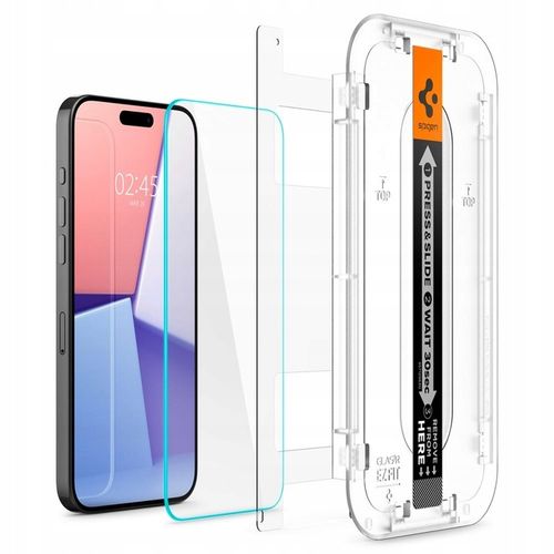 2x Szkło Hartowane SPIGEN GLAS.tR EZ FIT + Aplikator do iPhone 15 Pro Max na Arena.pl