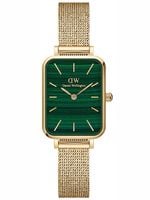 ZEGAREK DAMSKI DANIEL WELLINGTON Quadro Pressed Evergold Emerald 20mm