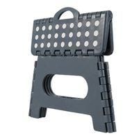 TABORET SKŁADANY STOPIEŃ 110KG SZARY PODEST DO POKOJU