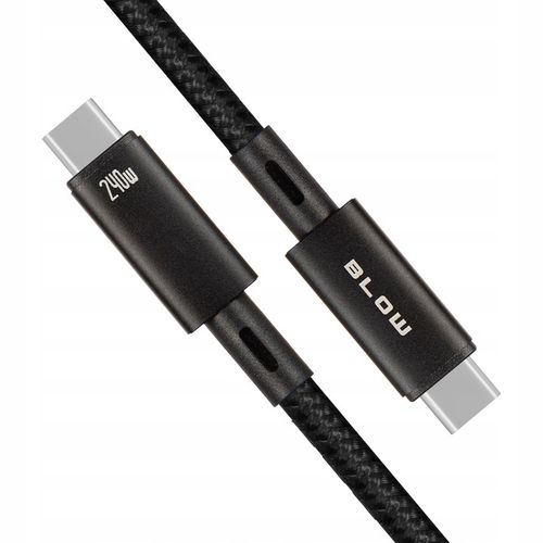 KABEL PRZEWÓD USB-C THUNDERBOLT QUICK CHARGE 240W 4K SZYBKIE ŁADOWANIE 1M na Arena.pl