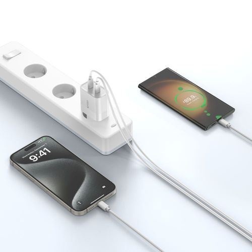tech-protect c20w 2-port network charger pd20w white na Arena.pl