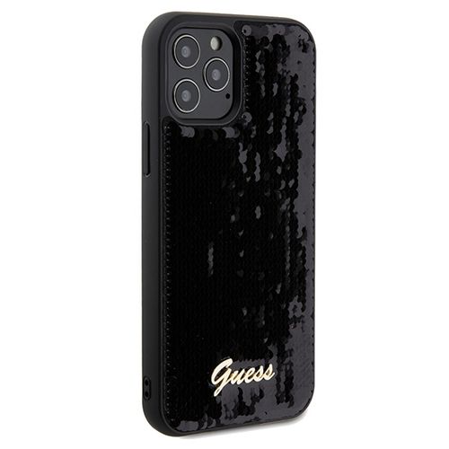 Etui Guess do iPhone 12, iPhone 12 Pro, Czarny na Arena.pl