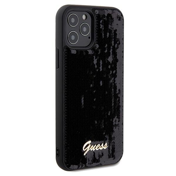 Etui Guess do iPhone 12, iPhone 12 Pro, Czarny zdjęcie 4