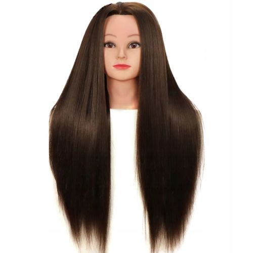 GŁÓWKA Treningowa FRYZJERSKA Syntetyczny Włos Statyw Głowa do Czesania na Arena.pl