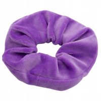 Gumka do włosów scrunchies welur fioletowy 13cm
