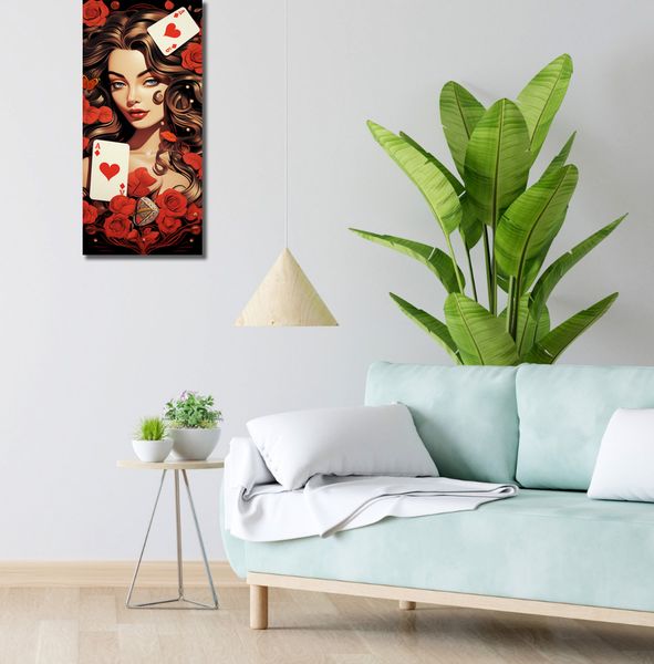 Obraz 30x70cm Różany Hazard zdjęcie 2