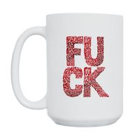 KUBEK "FUCK" Wzór - Duży 450 ml