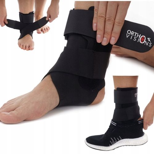 ORTEZA STAWU SKOKOWEGO STABILIZATOR STOPY I KOSTKI OPASKA NA STOPĘ I KOSTKĘ na Arena.pl