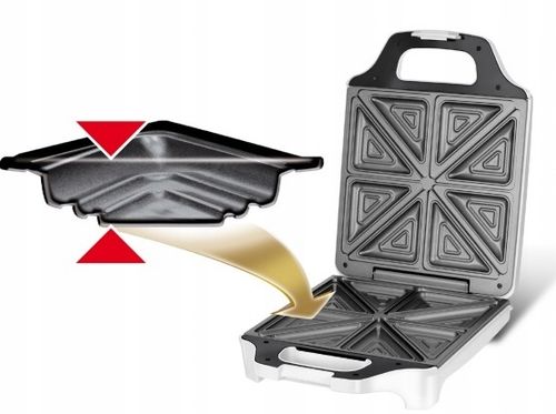 Opiekacz do kanapek duży 8 kanapek MPM MOP-35 na Arena.pl