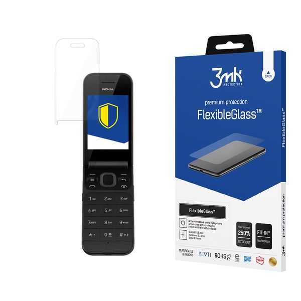 nokia 2720 flip - 3mk flexibleglass zdjęcie 1