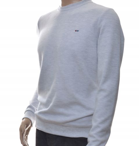 Męska bluza dresowa bez kaptura basic XL szara na Arena.pl