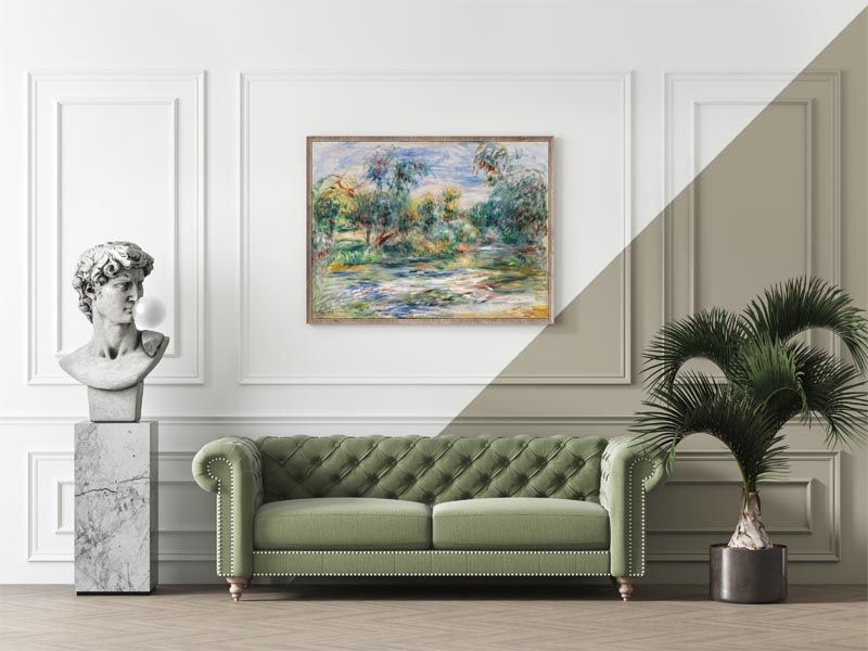 Landscape, Pierre-Auguste Renoir - plakat 100x70 cm zdjęcie 2